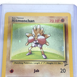 Pokemon TCG Hitmonchan Rare Holo Pokemon Base Set 2 8/130 2000 Unplayed - Image 3