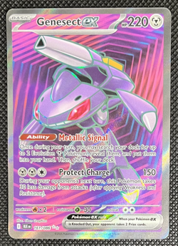 Pokemon Black Bolt Sv: Genesect EX (Full Art Holo) #161/086 - Near Mint - Image 2