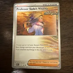 Professor Sada's Vitality 170/182 - Pokemon TCG Paradox Rift NM - Image 1