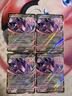 4x Genesect ex 067/086 Pokemon SV: Black Bolt English Holo - PLAYSET - NM 🔥 - Image 1