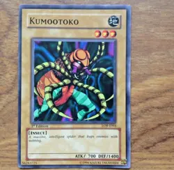 YUGIOH Kumootoko 1st Ed LOB-E064. Free UK Postage - Image 1
