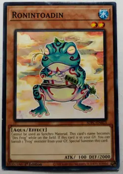 Yugioh Ronintoadin SDFC-EN023 Common 1st Edition Near Mint - Image 1