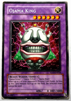 Yugioh Ojama King SOD-EN034 Rare 1st Edition Near Mint - Image 1