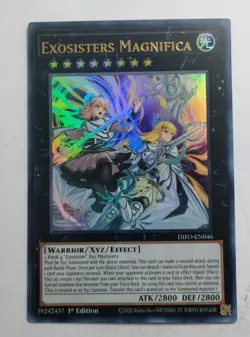 Yugioh Exosisters Magnifica DIFO-EN046 Ultra Rare 1st Edition Near Mint - Image 1