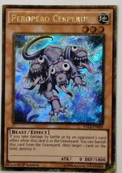 Yugioh Peropero Cerperus Premium Gold Return of the Bling PGL2-EN008 1st - Image 1