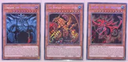 Egyptian God Set Bundle - Secret Rare - SBCB Ra Obelisk Slifer - YuGiOh - Image 1