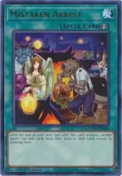 Yu-Gi-Oh! TCG Mistaken Arrest MAGO-EN080 1st Near Mint - Image 1