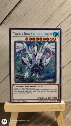 Yu-Gi-Oh! Trishula, Dragon Of The Ice Barrier / BLLR-EN060 1st Edition LP - Image 1