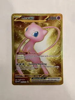 Pokemon TCG Mew EX GOLD 205/165 Full Art Scarlet & Violet Pokemon 151 Card - Image 1
