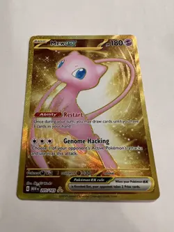 Pokemon TCG Mew EX GOLD 205/165 Full Art Scarlet & Violet Pokemon 151 Card - Image 2