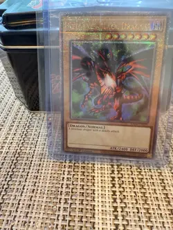 Yugioh! Red-Eyes Black Dragon (4th Art) RA04-EN109 *Quarter Century Secret Rare* - Image 2