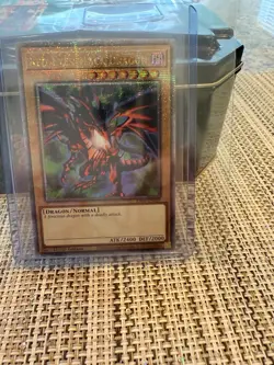 Yugioh! Red-Eyes Black Dragon (4th Art) RA04-EN109 *Quarter Century Secret Rare* - Image 5