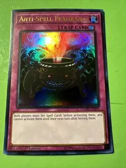 Yu-Gi-Oh! TCG Anti-Spell Fragrance Tactical Masters DUDE-EN052 1st Edition Rare - Image 1