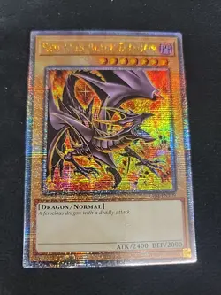 Red-Eyes Black Dragon RA04-EN109 Yugioh Quarter Century Secret Rare 8th Art - Image 1