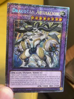 Yu-Gi-Oh: STARLIGHT! JUSH-EN031 Dracotail Arthalion 1st Ed. Starlight Rare - Image 1
