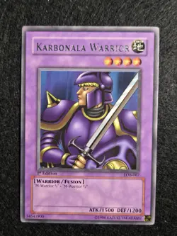 Karbonala Warrior LOB-067 - 1st Edition Rare NM - Yu-Gi-Oh - Image 1