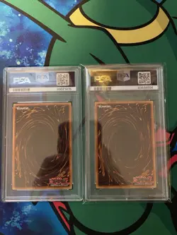 Yu-Gi-Oh! PSA Dark Magician Girl LDS3 PSA 6 & Silent Swordsman RA QCR PSA 9 Lot - Image 3