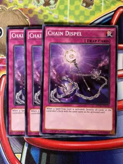 Yugioh Chain Dispel MP15-EN118 Playset - Image 1