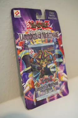 2002 Yugioh LON 1st Edition Labyrinth of Nightmare Blister Pack Sealed TCG - Image 3