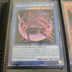 Yu-Gi-Oh Card - TN19-EN002 - MAGICIAN OF BLACK CHAOS MAX (prismatic holo) - NM - Image 1