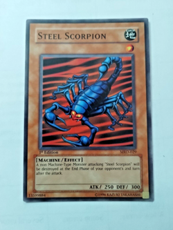 Yu-Gi-Oh! TCG Steel Scorpion Metal Raiders MRD-029 1st Edition Com.-Uncirculated - Image 1