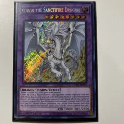 Yugioh Albion the Sanctifire Dragon MP24-EN082 - Prismatic Secret Rare - 1st NM - Image 1