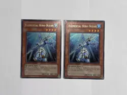 Yu-Gi-Oh! TCG Elemental Hero Ocean JUMP-EN013 Limited Edition (Ultra Rare) x2 - Image 2