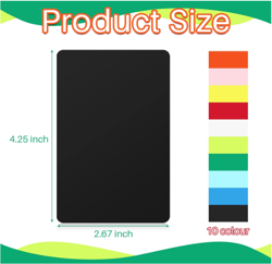 Zomiboo 50 Pieces Tall Trading Card Dividers,10 Colors Plastic Trading Card... - Image 3