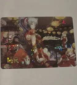 CNY Arknights New Years Girl MR ACG Goddess Story Waifu Card Anime Sexy Holo - Image 1