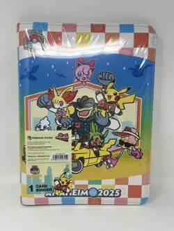 Pokemon World Championship 2025 Card Binder Pikachu Chespin Exclusive Anaheim - Image 1