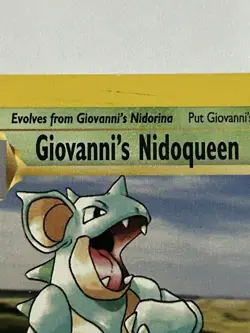 Pokemon TCG Giovanni's Nidoqueen Card 23/132 Gym Challenge 1st Edition - Image 4