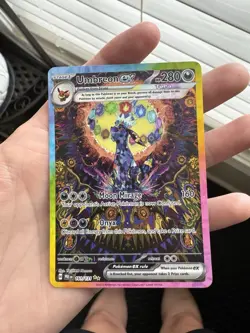 Pokemon Umbreon EX TCG Prismatic Evolutions Holo Card 161/131 - Image 3