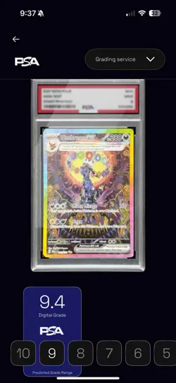 Pokemon Umbreon EX TCG Prismatic Evolutions Holo Card 161/131 - Image 4