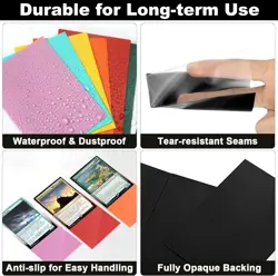 Sturdy Trading Card Sleeves (1000 Pack) - Matte Finish, Perfect for Shuffling - Image 5