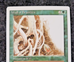 Wall of Brambles MTG - 3rd Edition - Revised - - Uncommon NM No play .(DS3D1K6) - Image 3