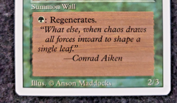 Wall of Brambles MTG - 3rd Edition - Revised - - Uncommon NM No play .(DS3D1K6) - Image 5