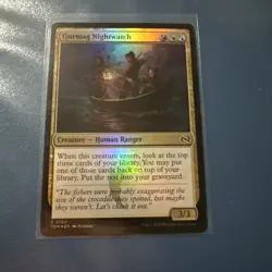 Foil MTG Gurmag Nightwatch - Tarkir: Dragonstorm (TDM) Common NM #190 foil - Image 1