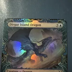 Foil Dirgur Island Dragon (Showcase) [Tarkir: Dragonstorm] MTG - Image 2