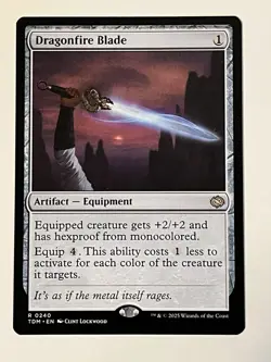 Dragonfire Blade Tarkir: Dragonstorm Non-Foil Regular MTG - Image 1