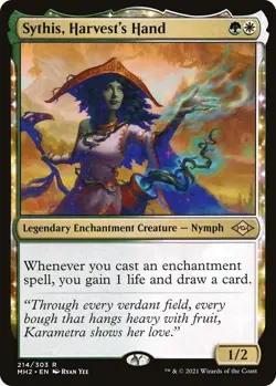 MTG 1x Sythis, Harvest's Hand # 214 Modern Horizons 2 Magic the Gathering x1 NM - Image 1