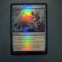 Focus The Mind - 45 - Foil - TDM - NM - MTG Magic the Gathering - Image 1