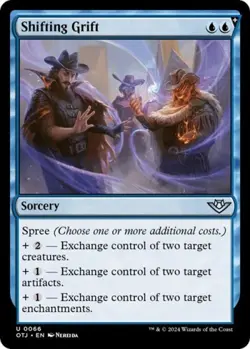 Shifting Grift - Near Mint MTG Outlaws of Thunder Junction - Image 1