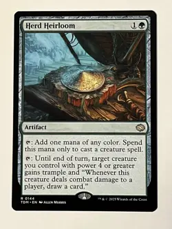 Herd Heirloom Tarkir: Dragonstorm Non-Foil Regular MTG - Image 1