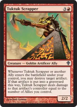 Tuktuk Scrapper - Light Play MTG Worldwake - Image 1