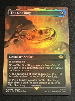The One Ring (Borderless) MTG Magic The Gathering - Image 1