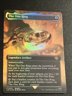 The One Ring (Borderless) MTG Magic The Gathering - Image 2