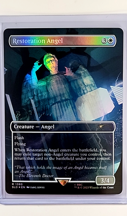 MTG Magic the Gathering Secret Lair Dr Who Foil Weeping Angel Restoration Angel - Image 1