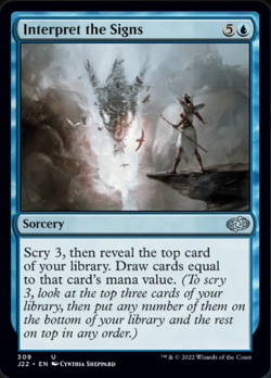 Interpret The Signs - 75 - CMR - NM - MTG Magic the Gathering - Image 1