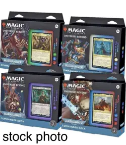 Magic the Gathering Warhammer 40,000 40k MTG Commander Decks Set of 4 Sealed NIB - Image 5