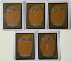 MTG Unglued Land Set (LP) Plains - Swamp - Forest - Mountain - Island - Image 2